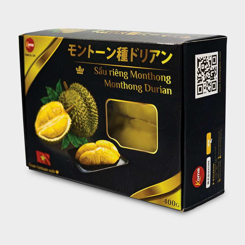 モントーン種ドリアン KOME 400g x 24 Boxes - AsianEx [ 卸・仕入れ]