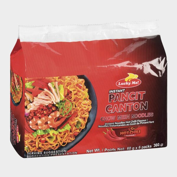 パンシット カントン ホットチリ ラーメン 360g (60gX6) x 12